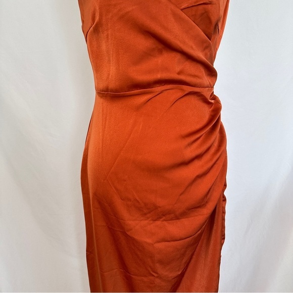 Women’s‎ Dress Maxi Cocktail Slit Spaghetti Straps Elegant Evening Dress Medium - Picture 4 of 13